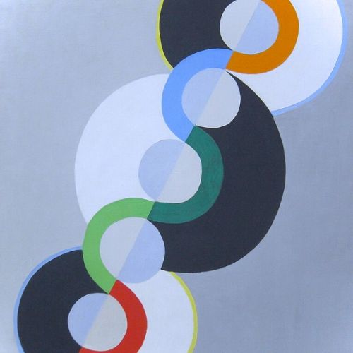 Handmade painting: Endless Rhythm by Robert Delaunay