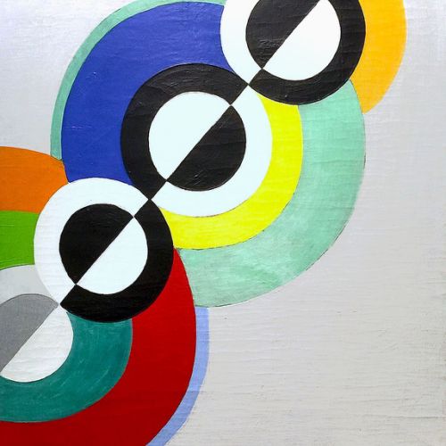 Reproduction on canvas of Rhythms by Robert Delaunay, commissioned artwork