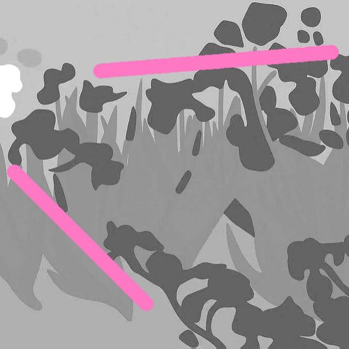 Organization of light–dark contrasts in Van Gogh’s “Irises”