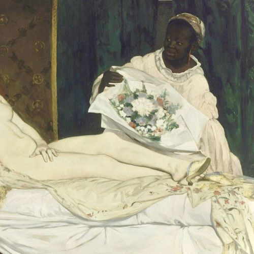 Main color nuances in Manet’s “Olympia”