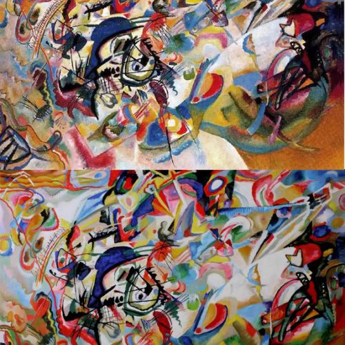 Kandinsky — oil reproduction capturing the spirit and colors of the master
