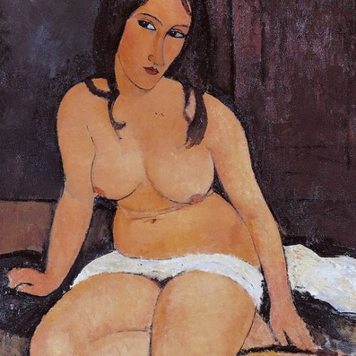 Custom order: copy of Seated Nude by Amedeo Modigliani