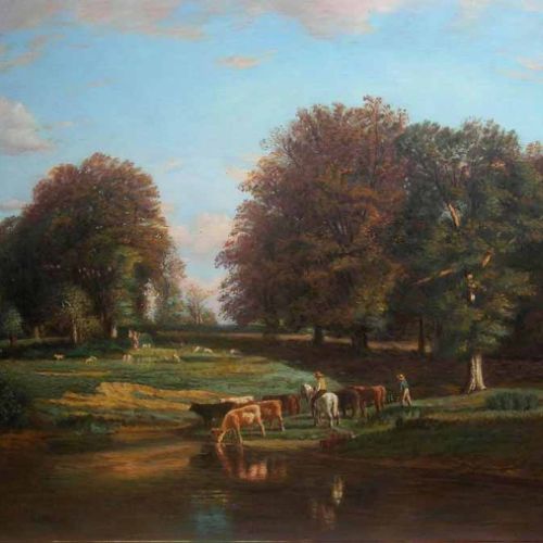 Painting demonstration: final oil result