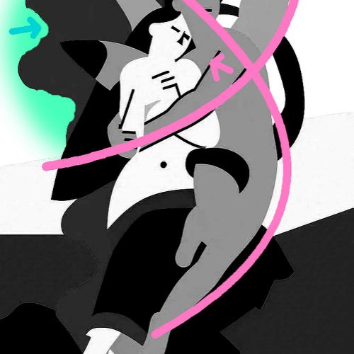 Value organization and focal point in Bouguereau’s “The Abduction of Psyche”