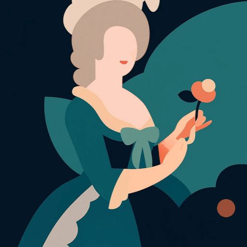 Mass structure in Vigée Le Brun’s “Marie Antoinette with a Rose”