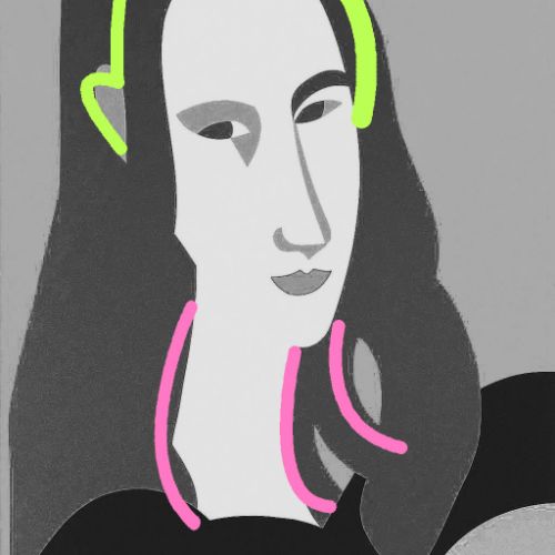 Light and dark zones in Modigliani’s “Jeanne Hébuterne”