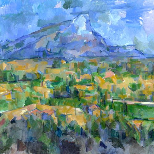Have an oil reproduction of Mont Sainte-Victoire by Paul Cézanne painted
