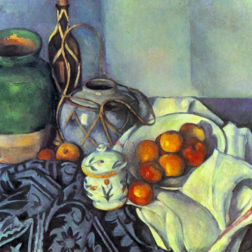 Find a copyist painter for Still Life with Apples by Paul Cézanne, painting on order