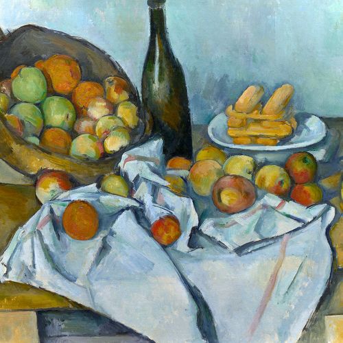Have the famous work Basket of Apples by Paul Cézanne painted, custom reproduction