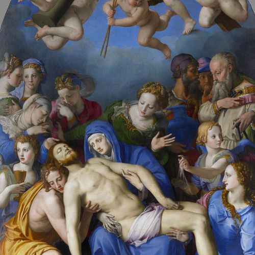 Painted copy of The Descent from the Cross of Christ after Bronzino