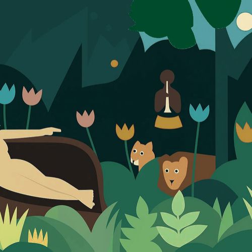 Visual structure in Rousseau’s “The Dream”