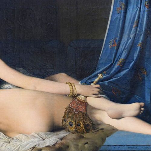 Dominant hues in Ingres’s “The Grand Odalisque”