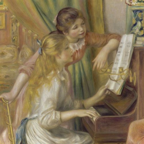 Looking for a professional copyist for Young Girls at the Piano by Auguste Renoir