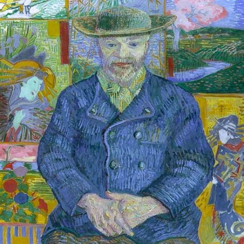 Handmade painting: reproduction of Portrait of Père Tanguy by Van Gogh