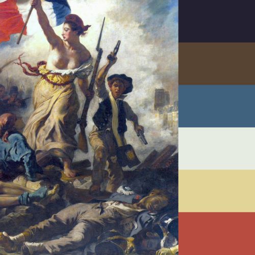 Color analysis of a painting