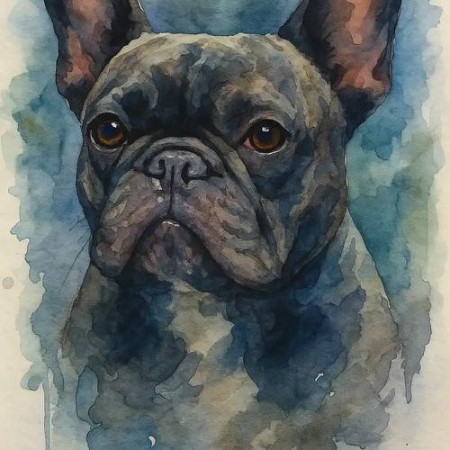 Dog portrait in oil — based on a photo, unique creation on canvas