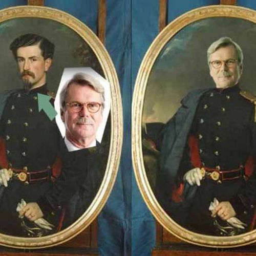 Custom portrait — historical costume, classical bust, personalized oil creation