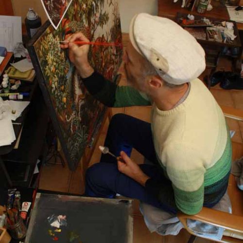 Studio view — follow-up on a reproduction project