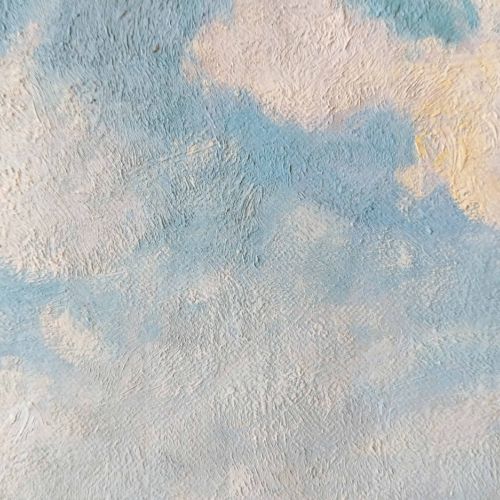 Impressionist painted surface