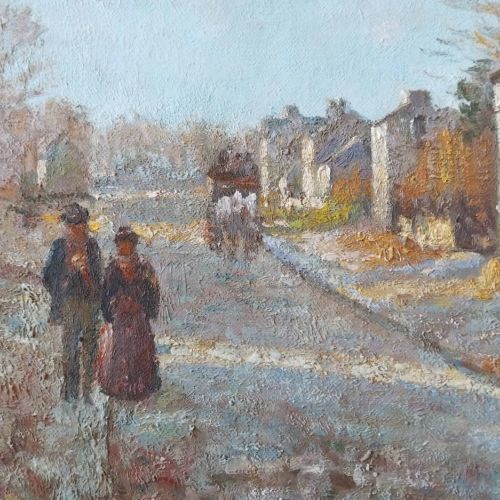 Structure of the brushwork in the landscape