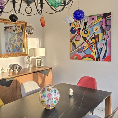 Kandinsky — hand-painted modern-art reproduction, personalized interior décor
