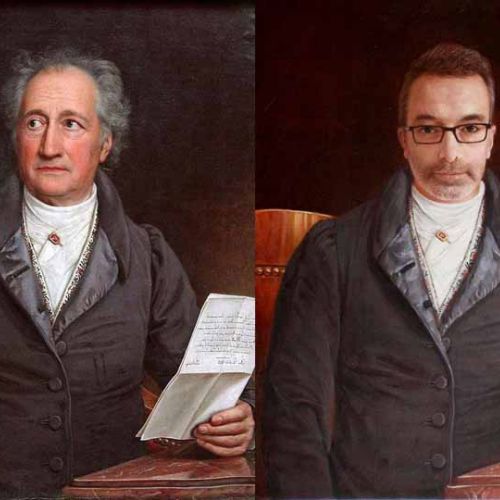 Period character — custom classical-style oil painting